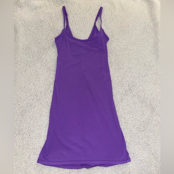 Skims Fits Everybody Slip Dress Ultra Violet - Picture 4 of 5